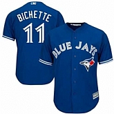 Blue Jays 11 Bo Bichette Blue Cool Base Jersey Dzhi,baseball caps,new era cap wholesale,wholesale hats
